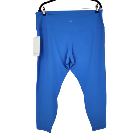 Lululemon Align High Rise 25" Crop Leggings Pants in Blue Nile Size 18 NWT - Picture 4 of 5